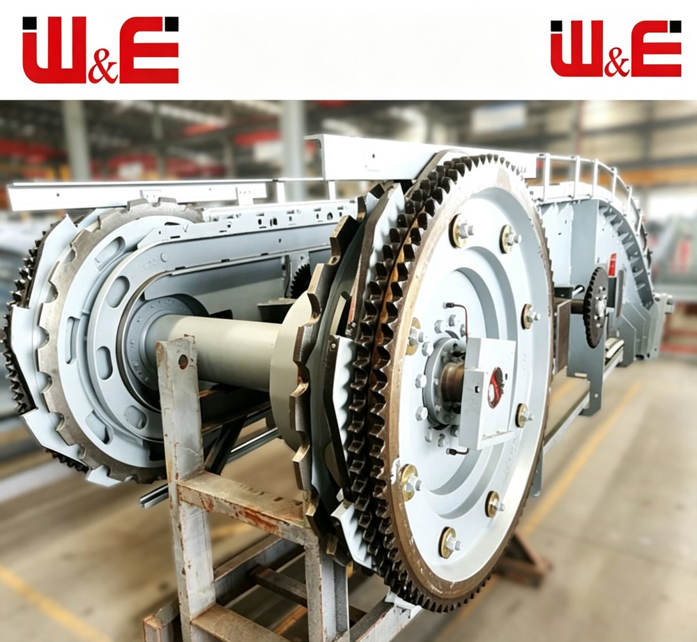 Heavy-duty escalator drive assembly