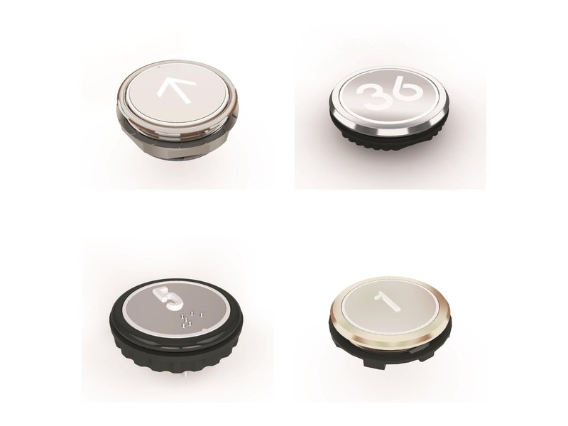 Elevator push buttons