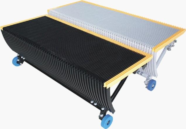 W&E finished escalator step pallets with drive rollers