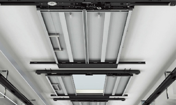 Medical elevator ceiling